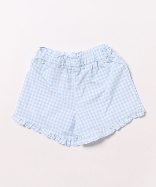 Catherine Cottage（キャサリンコテージ）の「水陸両用　フリルショートパンツ（その他パンツ・キッズ・ブルー系1/ピンク系1/ピンク系2/ネイビー系1/ベージュ系1/ブルー系2/ネイビー系2/ホワイト系1/ライラック系2/サックスブルー系/ライラック系・100/130/120/150/140/160/110）」の6枚目の写真
