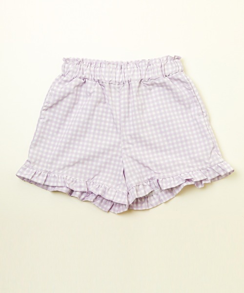 Catherine Cottage（キャサリンコテージ）の「水陸両用　フリルショートパンツ（その他パンツ・キッズ・ブルー系1/ピンク系1/ピンク系2/ネイビー系1/ベージュ系1/ブルー系2/ネイビー系2/ホワイト系1/ライラック系2/サックスブルー系/ライラック系・100/130/120/150/140/160/110）」の8枚目の写真