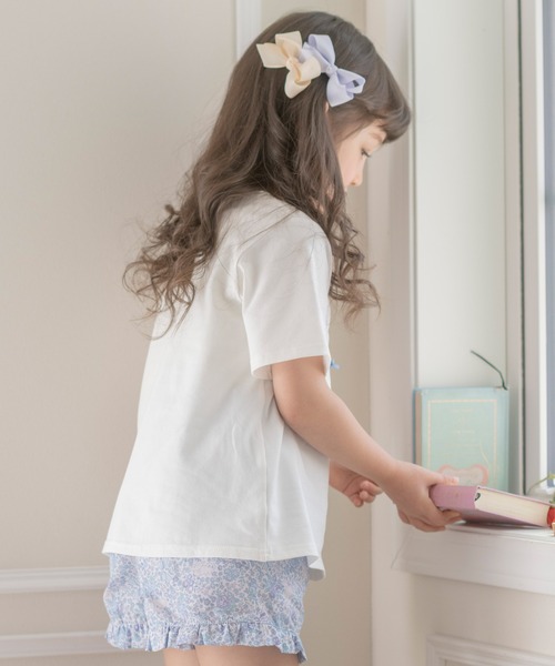 Catherine Cottage（キャサリンコテージ）の「水陸両用　フリルショートパンツ（その他パンツ・キッズ・ブルー系1/ピンク系1/ピンク系2/ネイビー系1/ベージュ系1/ブルー系2/ネイビー系2/ホワイト系1/ライラック系2/サックスブルー系/ライラック系・100/130/120/150/140/160/110）」の21枚目の写真