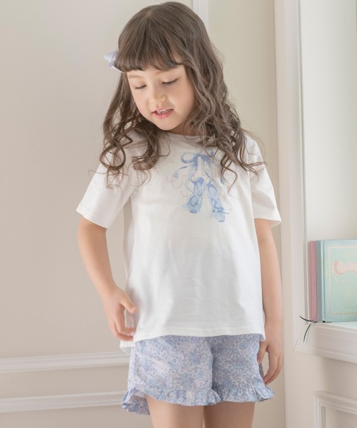 Catherine Cottage（キャサリンコテージ）の「水陸両用　フリルショートパンツ（その他パンツ・キッズ・ブルー系1/ピンク系1/ピンク系2/ネイビー系1/ベージュ系1/ブルー系2/ネイビー系2/ホワイト系1/ライラック系2/サックスブルー系/ライラック系・100/130/120/150/140/160/110）」の22枚目の写真