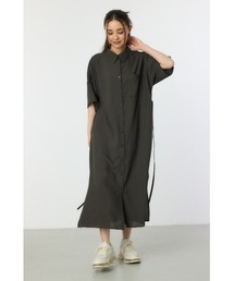 RODEO CROWNS WIDE BOWL | エアリータッチシャツワンピース(シャツワンピース)