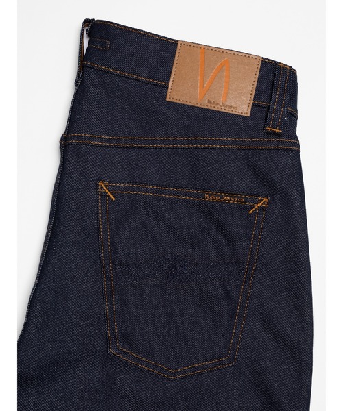 Nudie Jeans(ヌーディージーンズ)の「Nudie Jeans/ヌーディージーンズ Solid Ollie / スリムフィット / Dry Abyss / レングス30(デニムパンツ・メンズ・ノンウォッシュ・36inch/28inch/29inch/30inch/31inch/32inch/33inch/34inch)」の4枚目の写真