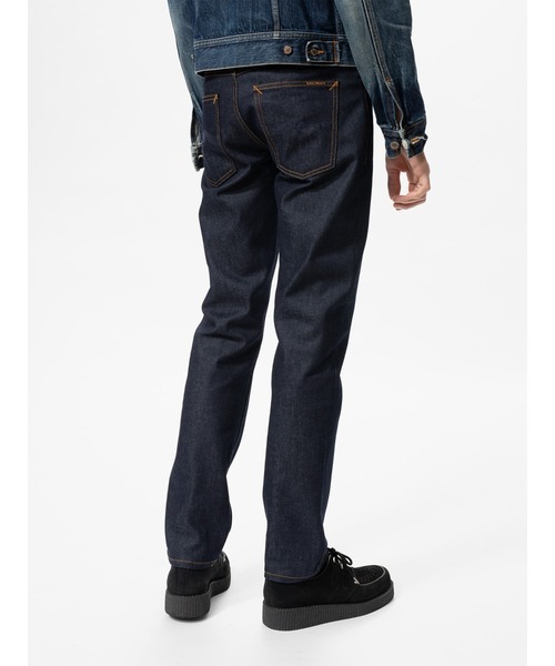 Nudie Jeans(ヌーディージーンズ)の「Nudie Jeans/ヌーディージーンズ Solid Ollie / スリムフィット / Dry Abyss / レングス30(デニムパンツ・メンズ・ノンウォッシュ・36inch/28inch/29inch/30inch/31inch/32inch/33inch/34inch)」の9枚目の写真
