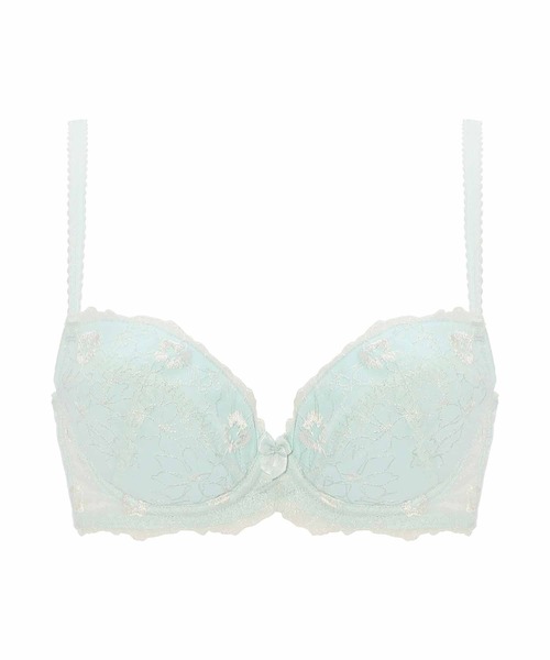 TRIUMPH（トリンプ）の「美胸フィットブラ アザレア ブラジャー【B,C,D,E,F,Gカップ】 TRAC001 WHU（ブラジャー・レディース・ライトブルー/ワインレッド/ホワイト/ネイビー・B65/B70/B75/B80/C65/C70/C75/C80/C85/D65/D70/D75/D80/D85/E65/E70/E75/E80/E85/F65/F70/F75/F80/F85/G65/G70/G75/G80）」の10枚目の写真