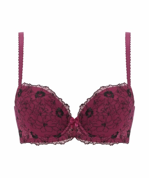 TRIUMPH（トリンプ）の「美胸フィットブラ アザレア ブラジャー【B,C,D,E,F,Gカップ】 TRAC001 WHU（ブラジャー・レディース・ライトブルー/ワインレッド/ホワイト/ネイビー・B65/B70/B75/B80/C65/C70/C75/C80/C85/D65/D70/D75/D80/D85/E65/E70/E75/E80/E85/F65/F70/F75/F80/F85/G65/G70/G75/G80）」の8枚目の写真