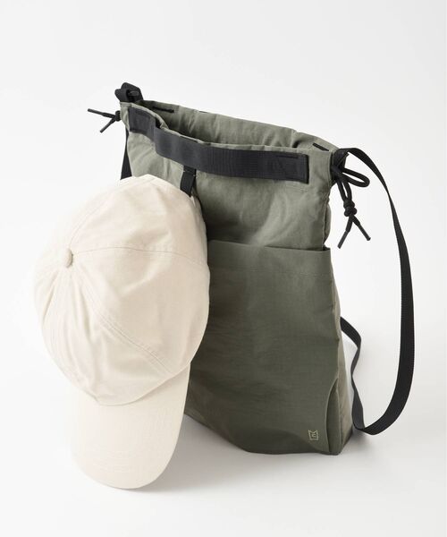 TRAVEL SHOP MILESTO(トラベルショップミレスト)の「MILESTO UTILITY パッカブルショルダーバッグ(ショルダーバッグ・メンズ・カーキ/キャメル/ブラック・フリ-)」の4枚目の写真
