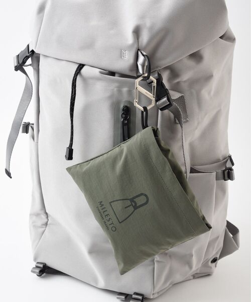 TRAVEL SHOP MILESTO(トラベルショップミレスト)の「MILESTO UTILITY パッカブルショルダーバッグ(ショルダーバッグ・メンズ・カーキ/キャメル/ブラック・フリ-)」の19枚目の写真