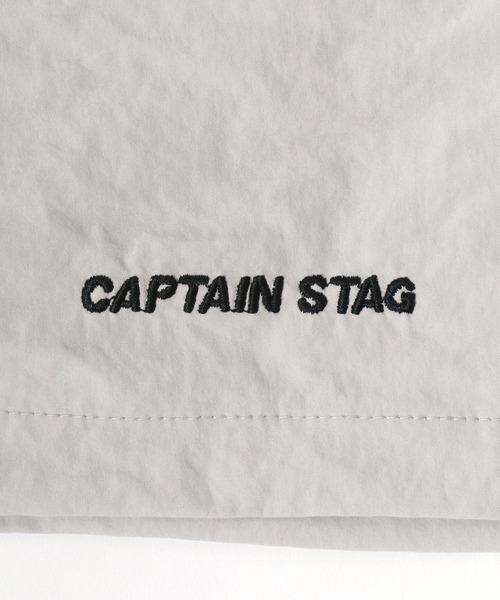 CAPTAIN STAG(キャプテンスタッグ)の「CAPTAIN STAG/キャプテンスタッグ ナイロンワッシャー ワンポイント刺繍 イージーハーフパンツ ショートパンツ ショーツ(その他パンツ・メンズ・ブラック/ネイビー/アイボリー/カーキ/マスタード・LL/M/L)」の15枚目の写真