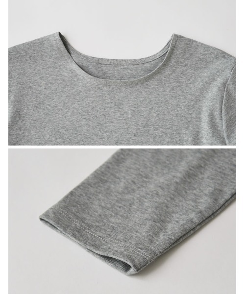 Re:EDIT(リエディ)の「ロングスリーブフリルカットソー(Tシャツ/カットソー・レディース・ホワイト/グレー/ブラック・MEDIUM/LARGE)」の12枚目の写真