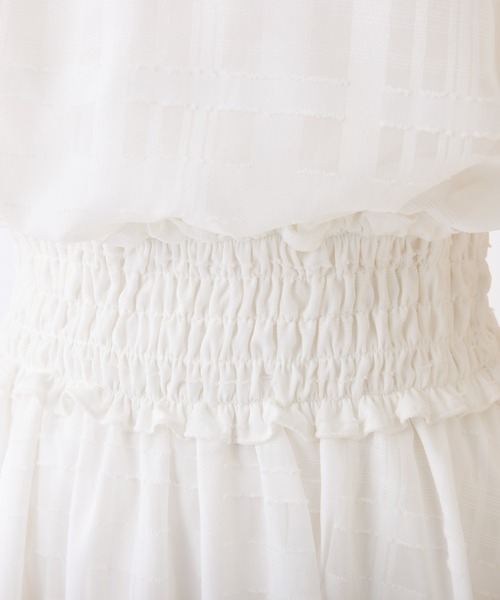 one after another NICE CLAUP(ワンアフターアナザーナイスクラップ)の「【Fluffy Romance collection】アメスリロングワンピース(ワンピース・レディース・オフホワイト/グレー/ホワイト系その他/ブラック/ブラック系その他・FREE)」の15枚目の写真