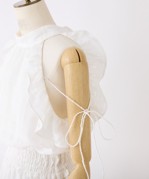 one after another NICE CLAUP(ワンアフターアナザーナイスクラップ)の「【Fluffy Romance collection】アメスリロングワンピース(ワンピース・レディース・オフホワイト/グレー/ホワイト系その他/ブラック/ブラック系その他・FREE)」の12枚目の写真