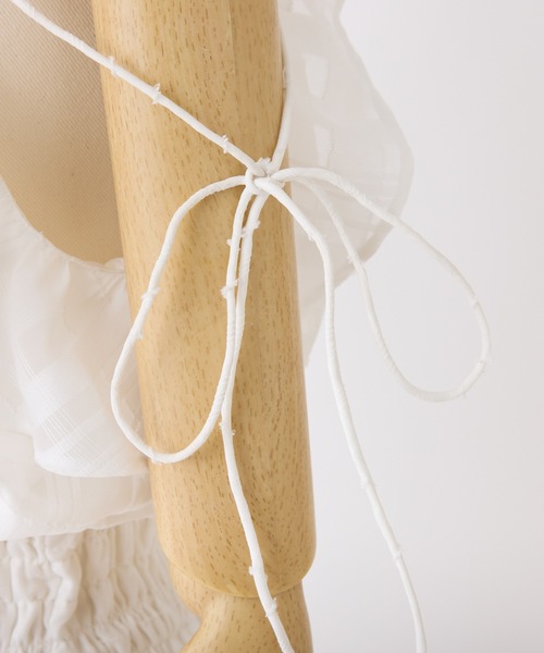 one after another NICE CLAUP(ワンアフターアナザーナイスクラップ)の「【Fluffy Romance collection】アメスリロングワンピース(ワンピース・レディース・オフホワイト/グレー/ホワイト系その他/ブラック/ブラック系その他・FREE)」の13枚目の写真