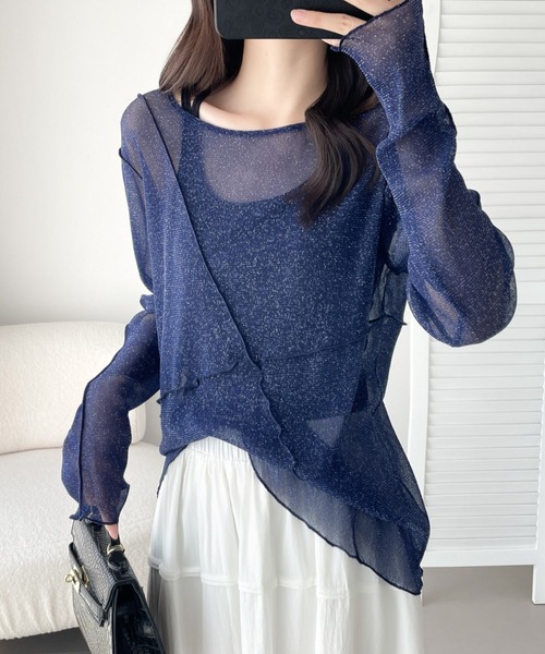 ABITOKYO(アビトーキョー)の「メロウラメチュールシーズルカットソー(Tシャツ/カットソー・レディース・グレー/ブラック/ボルドー/ネイビー・M/L/XL)」の21枚目の写真