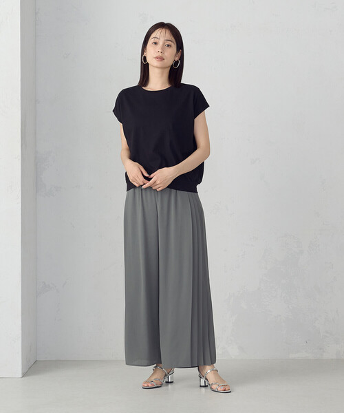 COMME CA ISM（コムサイズム）の「サイドプリーツデザイン パンツ（その他パンツ・レディース・ネイビー/カーキ・MEDIUM/LARGE）」の14枚目の写真