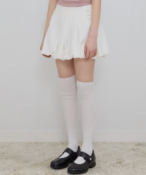 FLAREUP(フレアアップ)の「FLAREUP/ボタンバルーンスカート(スカート・レディース・ホワイト/ブラック・SMALL)」の13枚目の写真