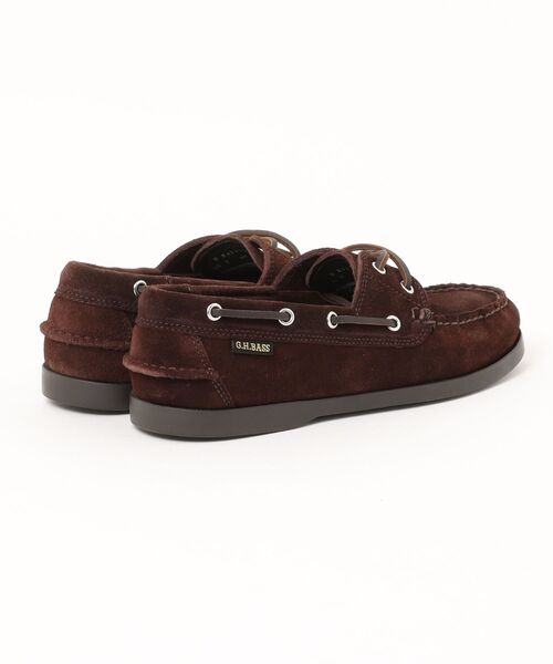 G.H.BASS（ジーエイチバス）の「G.H.BASS BA20322 SUEDE Chocolate JETTYⅡ デッキシューズ（モカシン/デッキシューズ・メンズ・ダークブラウン・7/8/9/10/11）」の3枚目の写真