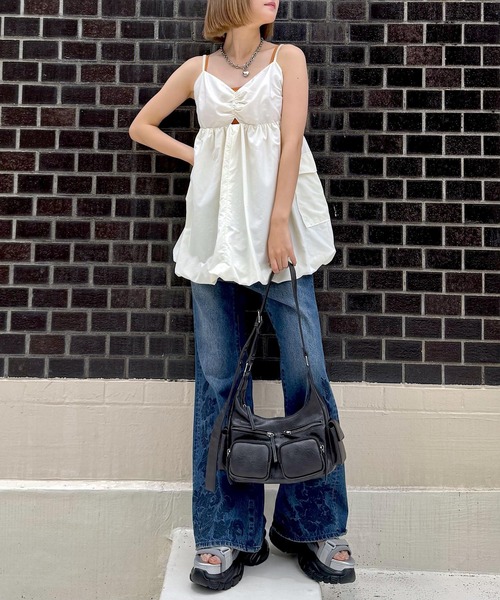 PAGEBOY(ページボーイ)の「バルーンミニワンピース(ワンピース・レディース・ブラック/オフホワイト・FREE)」の17枚目の写真