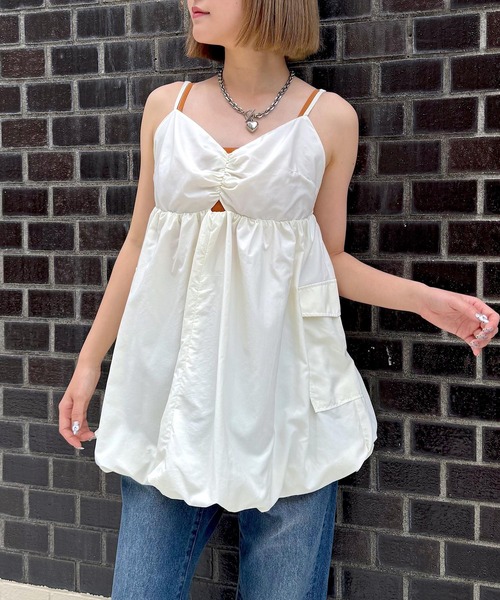 PAGEBOY(ページボーイ)の「バルーンミニワンピース(ワンピース・レディース・ブラック/オフホワイト・FREE)」の21枚目の写真