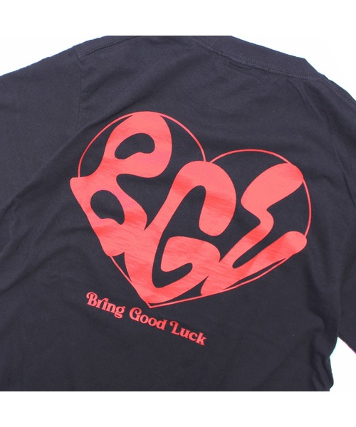 BGL(ビージーエル)の「BIG HEART LOGO TEE(Tシャツ/カットソー・メンズ・ブラック/グリーン/ホワイト・S/M/L/XL)」の16枚目の写真