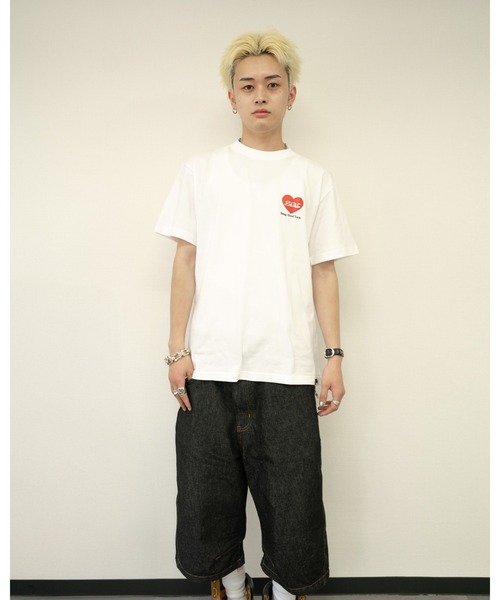 BGL(ビージーエル)の「BIG HEART LOGO TEE(Tシャツ/カットソー・メンズ・ブラック/グリーン/ホワイト・S/M/L/XL)」の10枚目の写真