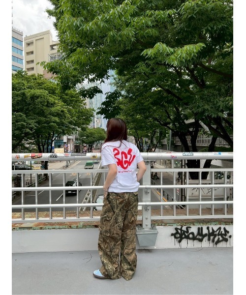 BGL(ビージーエル)の「BIG HEART LOGO TEE(Tシャツ/カットソー・メンズ・ブラック/グリーン/ホワイト・S/M/L/XL)」の9枚目の写真