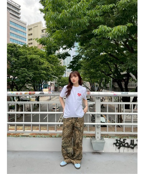 BGL(ビージーエル)の「BIG HEART LOGO TEE(Tシャツ/カットソー・メンズ・ブラック/グリーン/ホワイト・S/M/L/XL)」の8枚目の写真