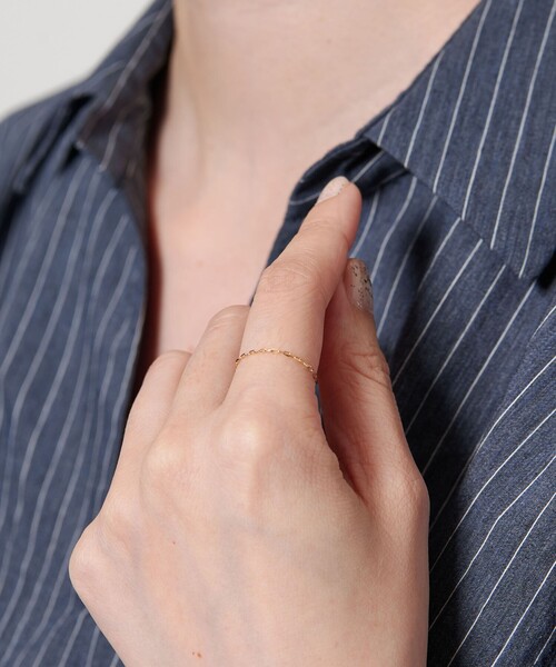 ルボンボンles bonbon BOB487 10K チェーンリング les bon bon｜noble chain ring リング 10金 チェーン - H.O.V