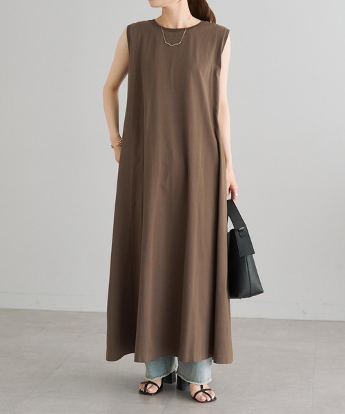 PUAL CE CIN 半袖ワンピース 36 ベージュ pual ce cin 「PUAL CE CIN」 半袖ワンピース M ベージュ