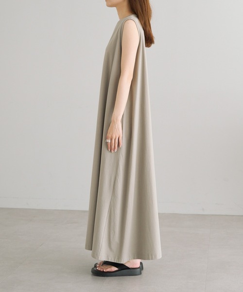 PUAL CE CIN 半袖ワンピース 36 ベージュ pual ce cin 「PUAL CE CIN」 半袖ワンピース M ベージュ