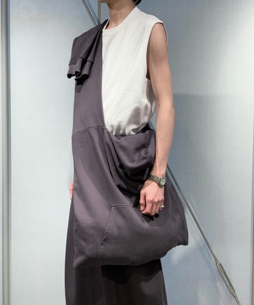 GARDEN TOKYO（ガーデントウキョウ）の「CHEAP MAGIC/チープマジック/CM-001/CHEAP HOOODIE BAG（ショルダーバッグ・メンズ・ネイビー/チャコールグレー・F）」の2枚目の写真