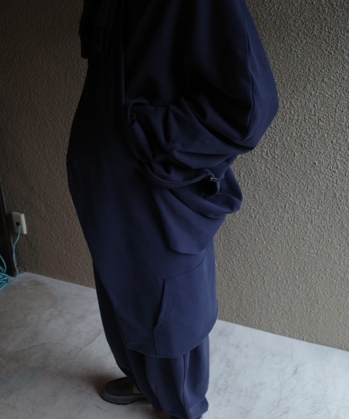 GARDEN TOKYO（ガーデントウキョウ）の「CHEAP MAGIC/チープマジック/CM-001/CHEAP HOOODIE BAG（ショルダーバッグ・メンズ・ネイビー/チャコールグレー・F）」の13枚目の写真