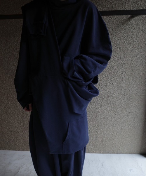 GARDEN TOKYO（ガーデントウキョウ）の「CHEAP MAGIC/チープマジック/CM-001/CHEAP HOOODIE BAG（ショルダーバッグ・メンズ・ネイビー/チャコールグレー・F）」の10枚目の写真