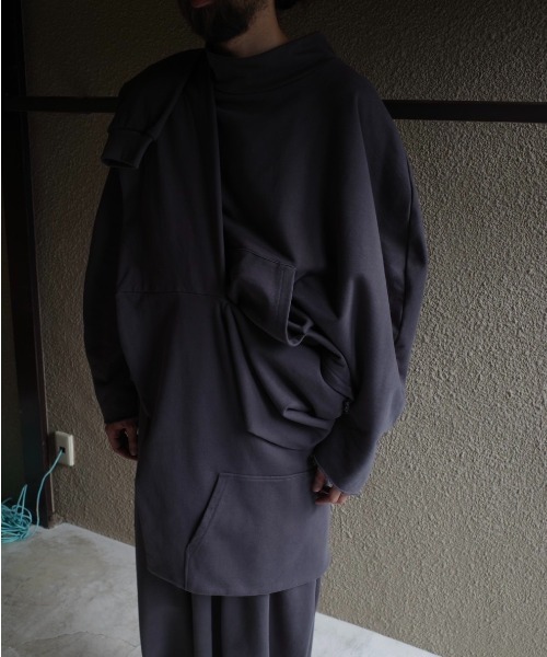 GARDEN TOKYO（ガーデントウキョウ）の「CHEAP MAGIC/チープマジック/CM-001/CHEAP HOOODIE BAG（ショルダーバッグ・メンズ・ネイビー/チャコールグレー・F）」の11枚目の写真