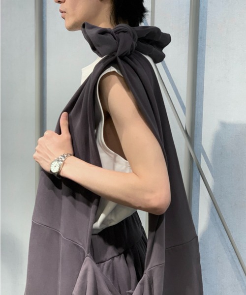 GARDEN TOKYO（ガーデントウキョウ）の「CHEAP MAGIC/チープマジック/CM-001/CHEAP HOOODIE BAG（ショルダーバッグ・メンズ・ネイビー/チャコールグレー・F）」の9枚目の写真