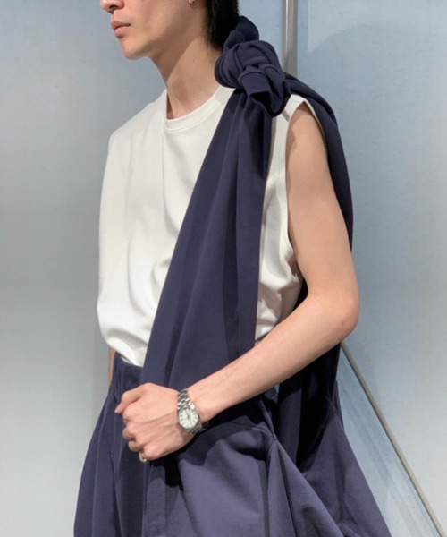 GARDEN TOKYO（ガーデントウキョウ）の「CHEAP MAGIC/チープマジック/CM-001/CHEAP HOOODIE BAG（ショルダーバッグ・メンズ・ネイビー/チャコールグレー・F）」の8枚目の写真