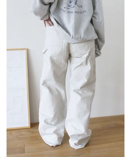 Ungrid（アングリッド）の「ダブルニールーズワークパンツ（その他パンツ・レディース・オフホワイト/ベージュ・MEDIUM/LARGE/SMALL）」の19枚目の写真