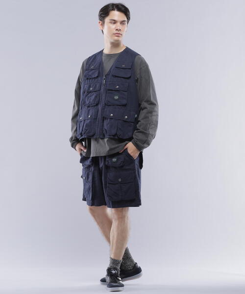 MANASTASH（マナスタッシュ）の「MANASTASH/マナスタッシュ　HEMP POP VEST/ヘンプポップベスト（ベスト・メンズ・ネイビー/その他3/その他10・L/M/S/XL）」の16枚目の写真