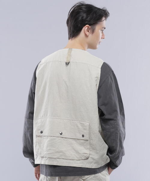 MANASTASH（マナスタッシュ）の「MANASTASH/マナスタッシュ　HEMP POP VEST/ヘンプポップベスト（ベスト・メンズ・ネイビー/その他3/その他10・L/M/S/XL）」の14枚目の写真