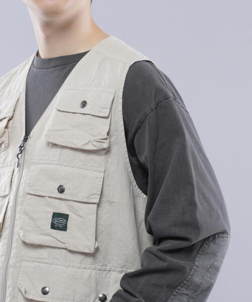 MANASTASH（マナスタッシュ）の「MANASTASH/マナスタッシュ　HEMP POP VEST/ヘンプポップベスト（ベスト・メンズ・ネイビー/その他3/その他10・L/M/S/XL）」の9枚目の写真