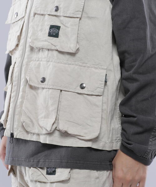 MANASTASH（マナスタッシュ）の「MANASTASH/マナスタッシュ　HEMP POP VEST/ヘンプポップベスト（ベスト・メンズ・ネイビー/その他3/その他10・L/M/S/XL）」の7枚目の写真