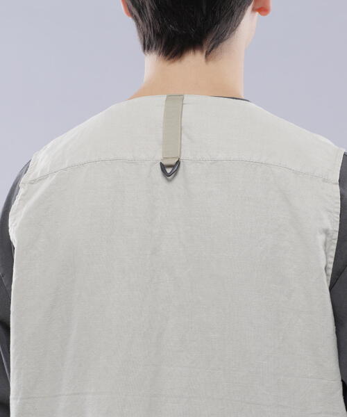 MANASTASH（マナスタッシュ）の「MANASTASH/マナスタッシュ　HEMP POP VEST/ヘンプポップベスト（ベスト・メンズ・ネイビー/その他3/その他10・L/M/S/XL）」の6枚目の写真
