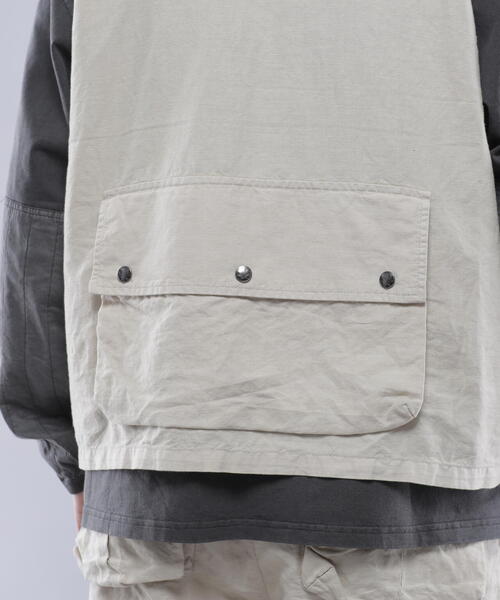MANASTASH（マナスタッシュ）の「MANASTASH/マナスタッシュ　HEMP POP VEST/ヘンプポップベスト（ベスト・メンズ・ネイビー/その他3/その他10・L/M/S/XL）」の5枚目の写真