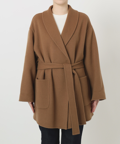 新品未使用！スローブイエナ　SUPER140 ダブルフェイスベルテッドコート SUPER140 ダブルフェイスベルテッドコート（その他アウター