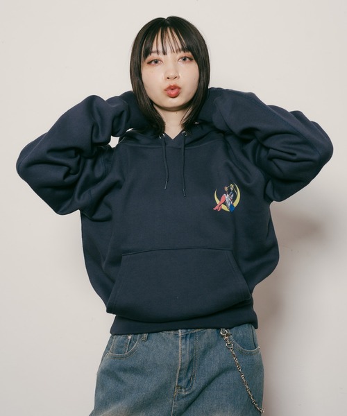 Subciety(サブサエティ)の「Moon light hoodie【WOMEN】(ベスト・レディース・ネイビー/ブラック/グレー・FREE)」の9枚目の写真