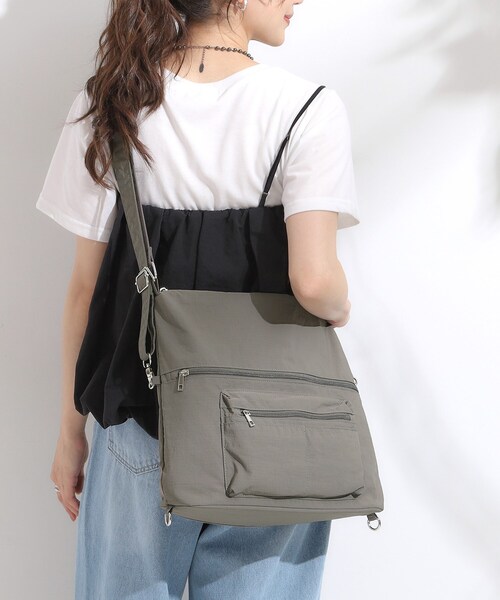 セール】【撥水／3WAY】リュックにもなる変形ショルダーバッグ