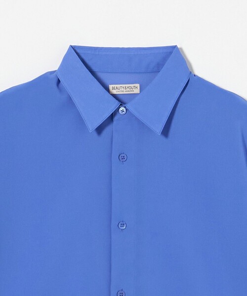 【DK.GRAY】トリクシオン シアー レギュラー ショートスリーブ シャツ FORM型 UNITED ARROWS LTD. OUTLET｜トリクシオン シアー レギュラー ショート