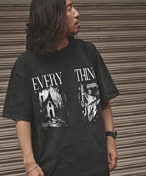 セール】Vintage-style oversized graphic T-shirt