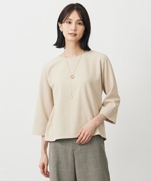 ラメ針抜き カットソー