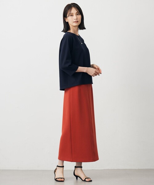 J.PRESS Ladies(J.プレス レディス)の「ラメ針抜き カットソー(Tシャツ/カットソー・レディース・ベージュ系/ライトグレー系/ネイビー系・SMALL)」の10枚目の写真