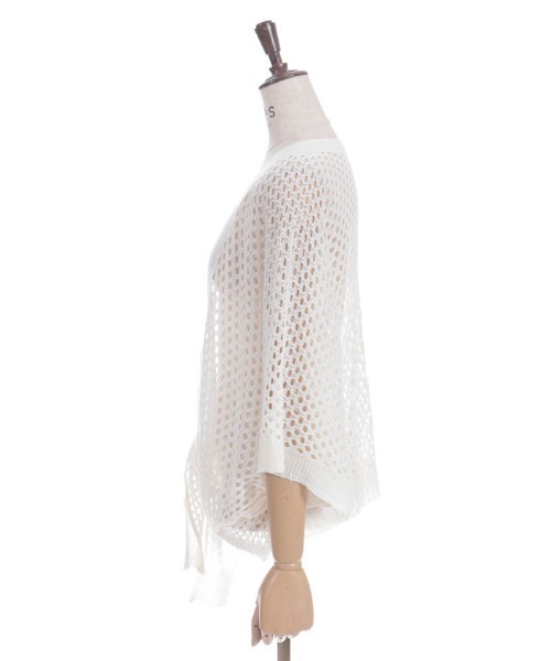 axes femme(アクシーズファム)の「ドルマンニットカーデ(カーディガン/ボレロ・レディース・ブラック/キナリ/モカ・FREE)」の8枚目の写真